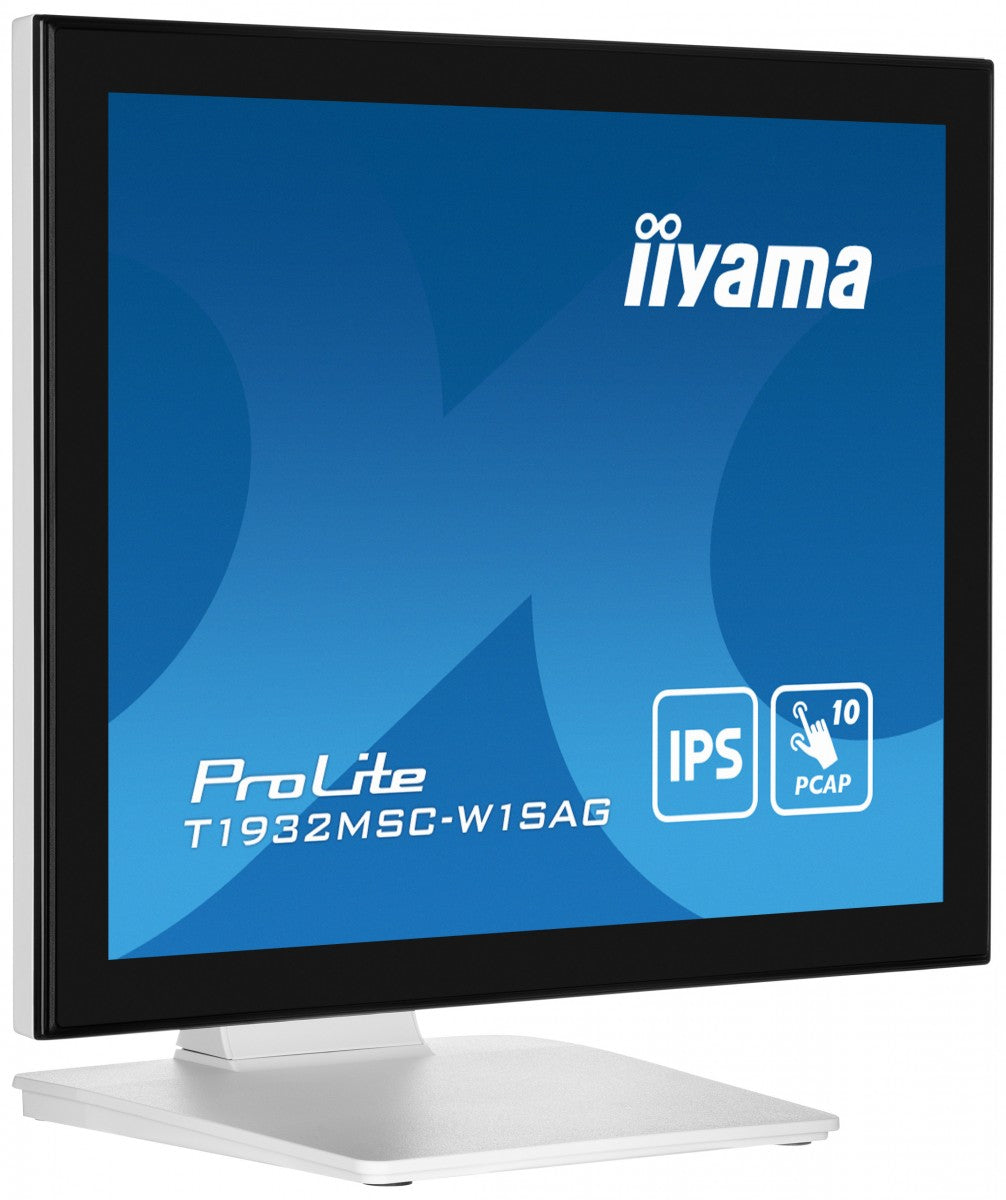 "iiyama ProLite T1932MSC-W1SAG écran plat de PC 48,3 cm (19"") 1280 x 1024 pixels Full HD LED Écran tactile Dessus de table Blanc"