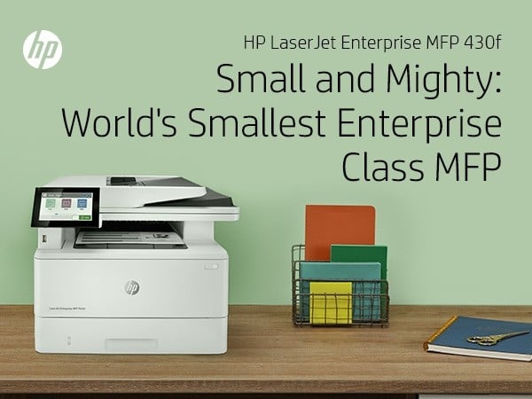 HP LaserJet Enterprise MFP M430f MFP Mono laser 216x297mm A4 38ppm Copy 40ppm Print 350sheets USB LAN
