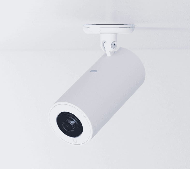 Low-profile PoE camera with an ultra low