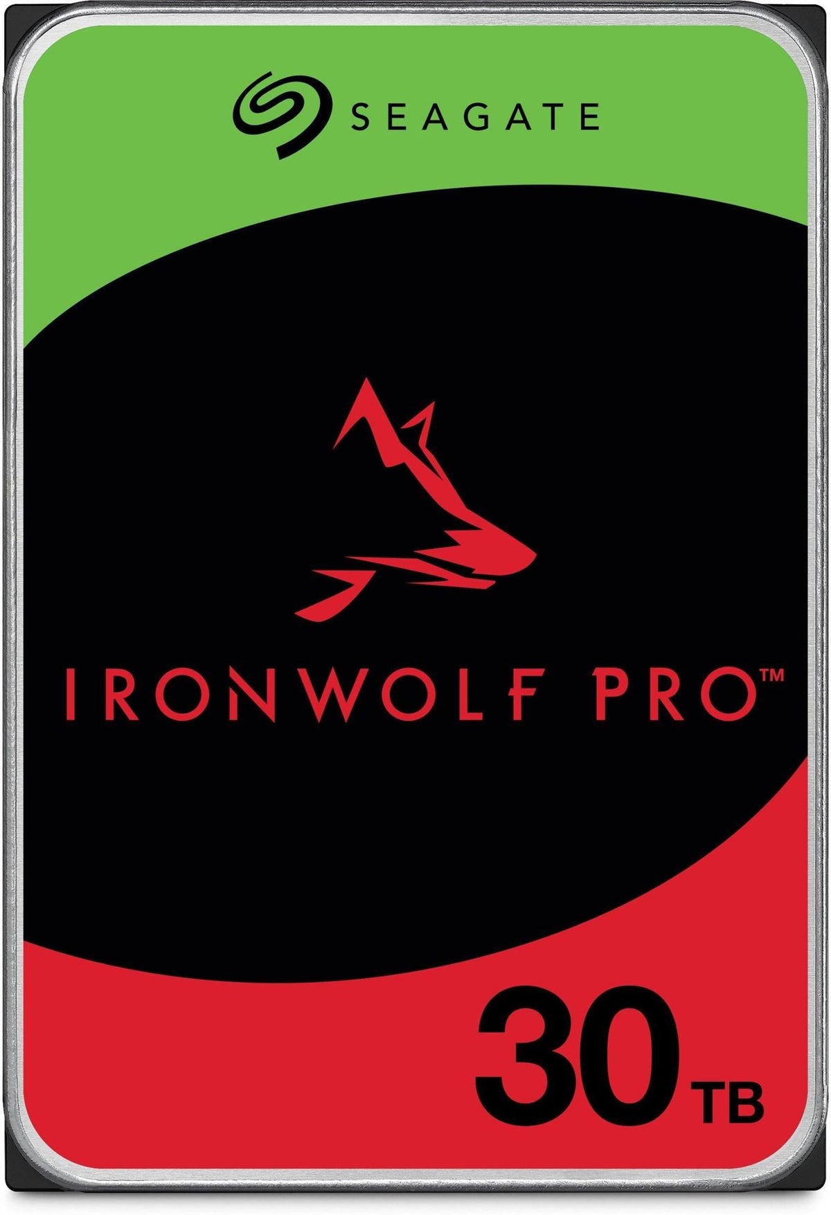 SEAGATE Ironwolf PRO Enterprise 30To 7200 tr/min 6 Gbit/s SATA 256 Mo de cache 8.9 cm 3.5 pouces 24h/24 et 7j/7 pour systèmes NAS
