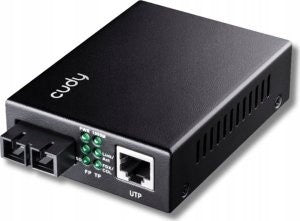 Cudy MC100GSB-60A convertisseur de support réseau 1000 Mbit/s Multimode, Monomode Noir