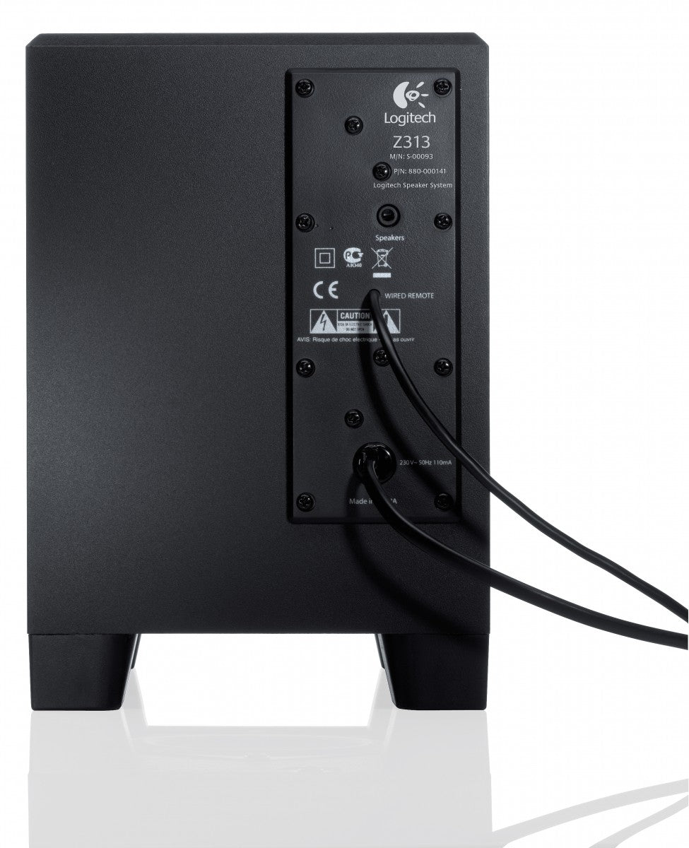 LOGITECH Z-313 Speaker system for PC 2.1channel 25 Watt Total