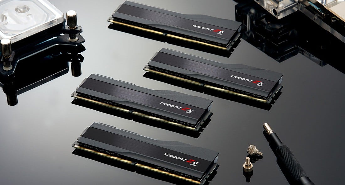 G.Skill Trident Z RGB F5-6000J3238F16GX2-TZ5RK module de mémoire 32 Go 2 x 16 Go DDR5 288-pin DIMM