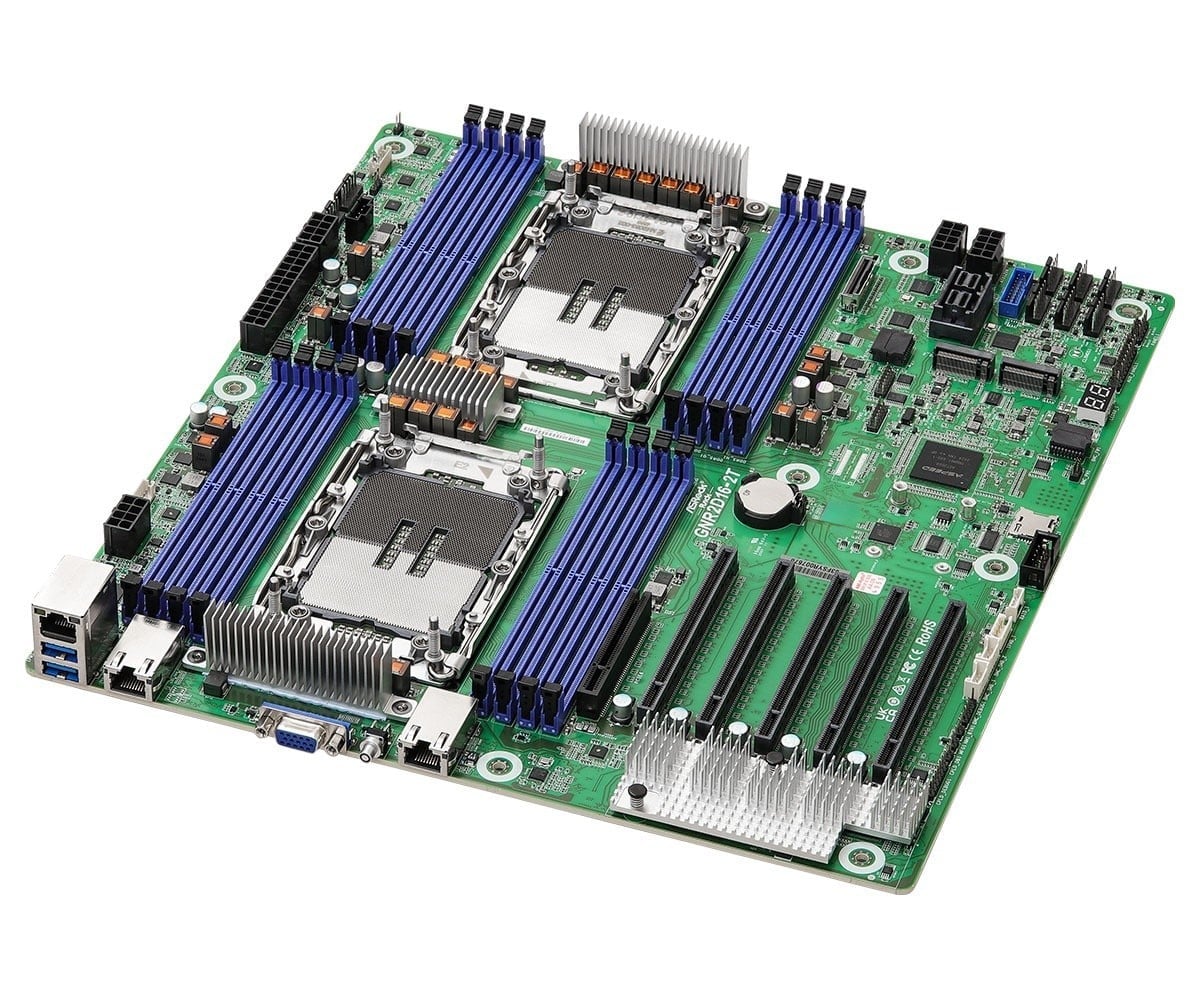 ASRock GNR2D16-2T, 2xSKT, LGA 4710, Intel Xeon 6, SoC, SATA, NVMe, 2xM.2, 2x10GbE, IPMI