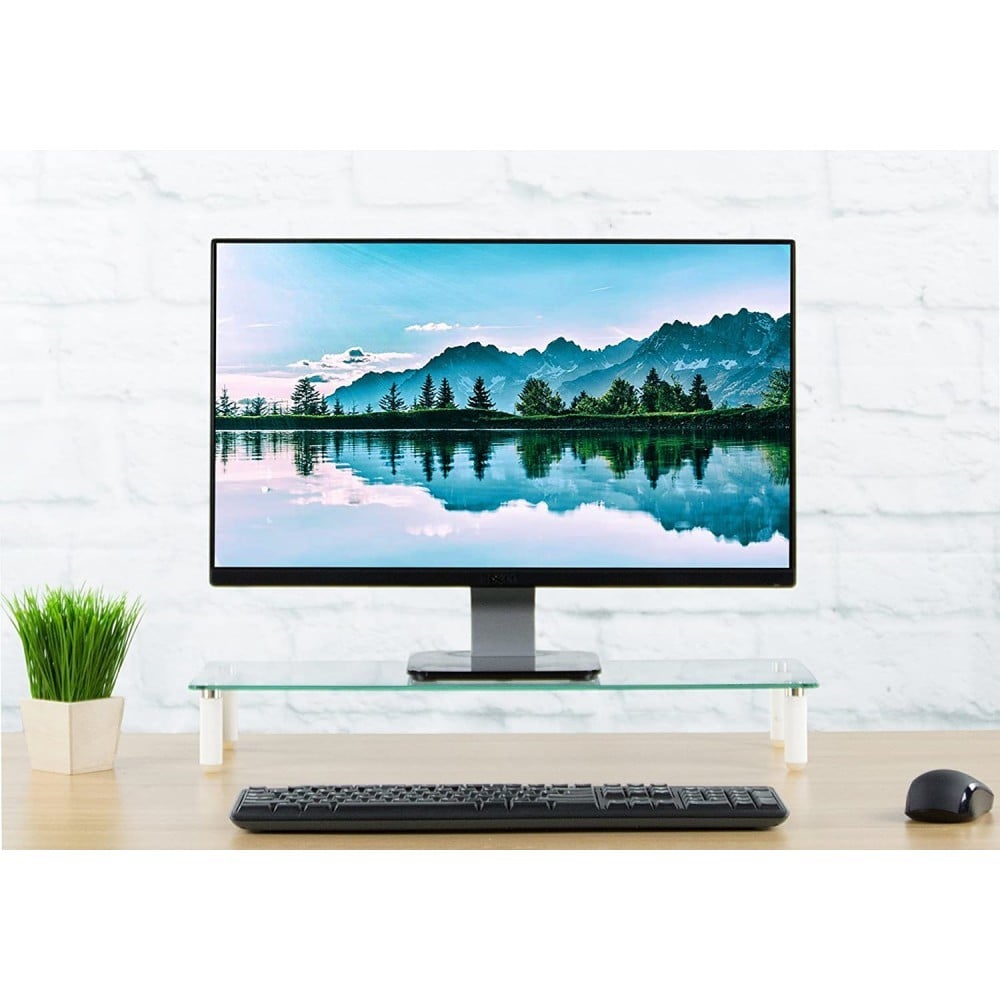 Techly ICA-MS 461 Support de moniteur pour bureau en verre