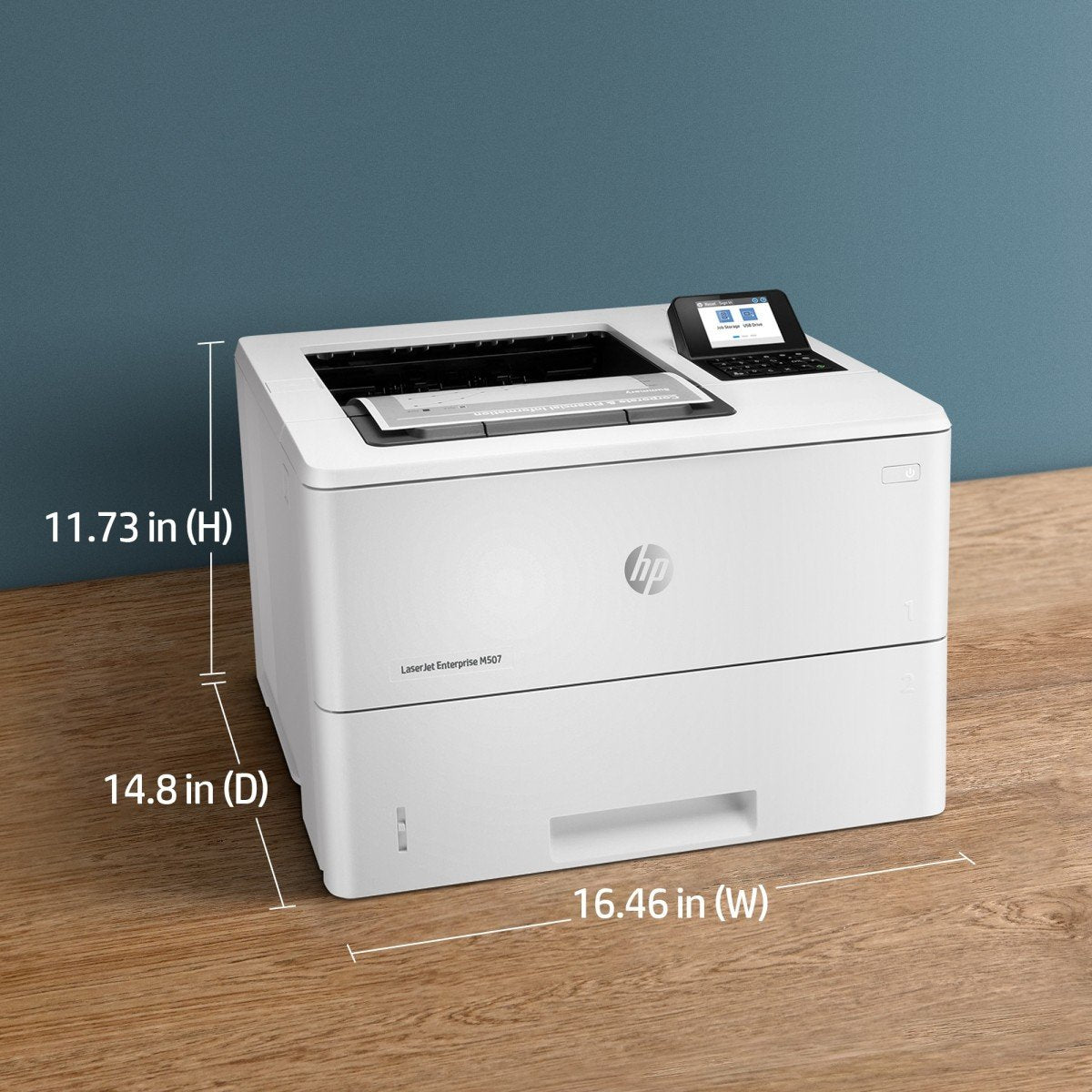 HP LaserJet Enterprise M507dn Printer Mono Duplex laser A4 1200x1200dpi 50ppm 650sheets USB LAN
