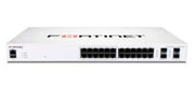 FortiSwitch-124F-FPOE L2+ managed POE switch with 24GE + 4SFP+, 24port POE with max 370W limit and smart fan temperature control