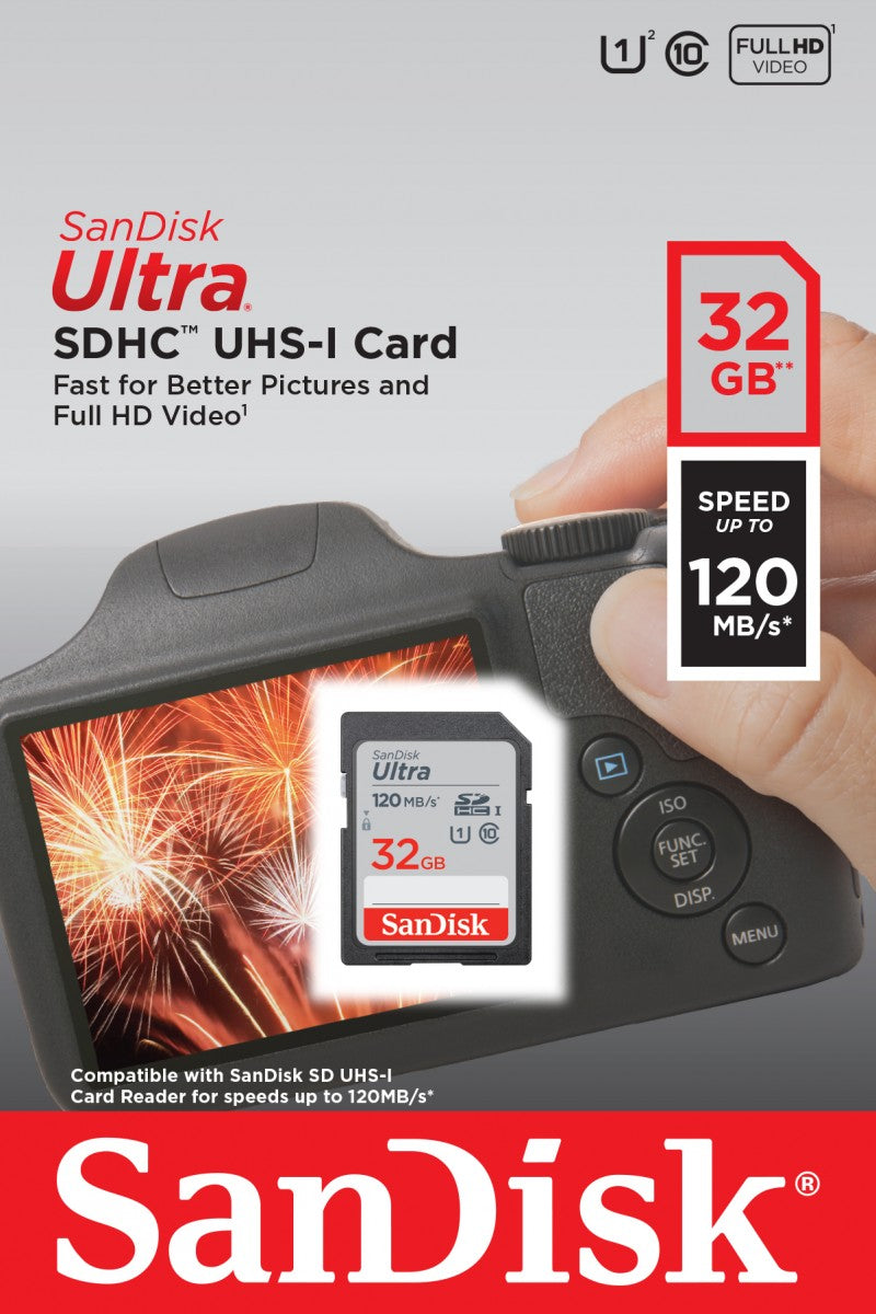 Ultra 32GB SDHC Memory Card