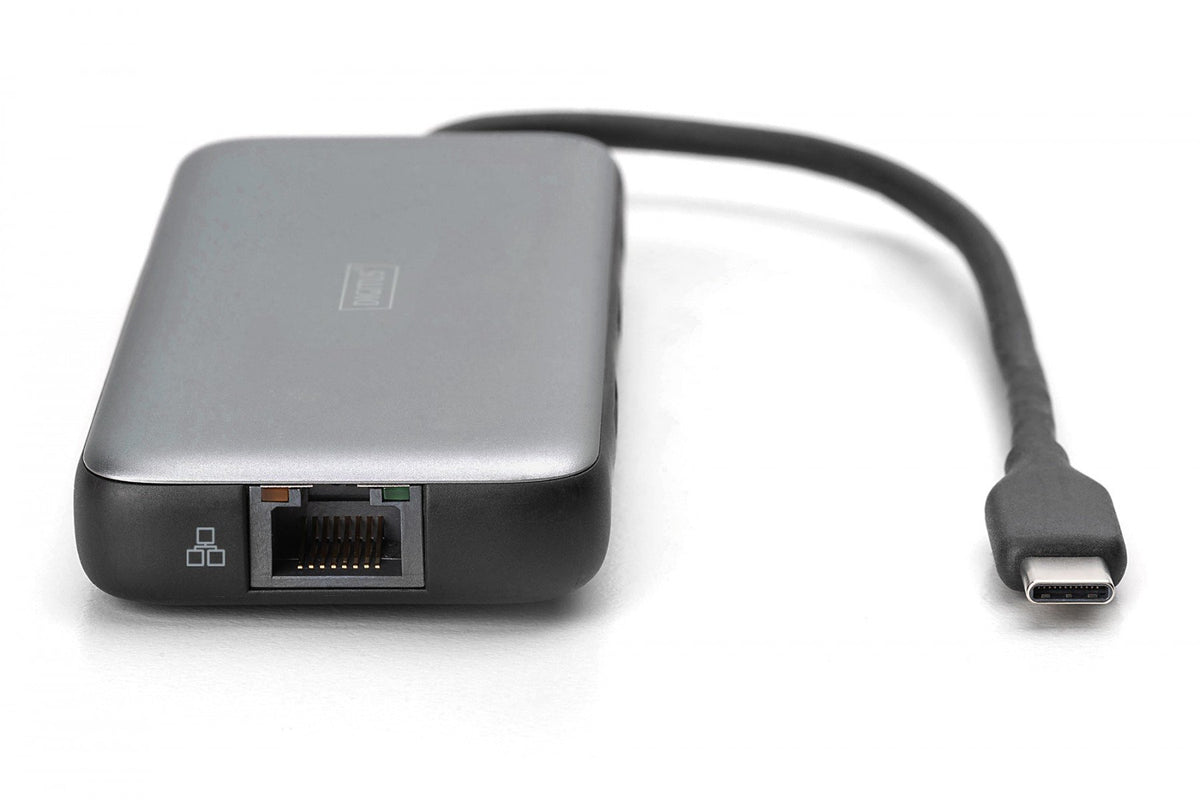 Station d'accueil USB-C 7 ports, max. 4K/60Hz avec HDR, HDMI, USB-A 3.2 Gen2, Ethernet Gigabit, SD/Micro SD, PD 100W