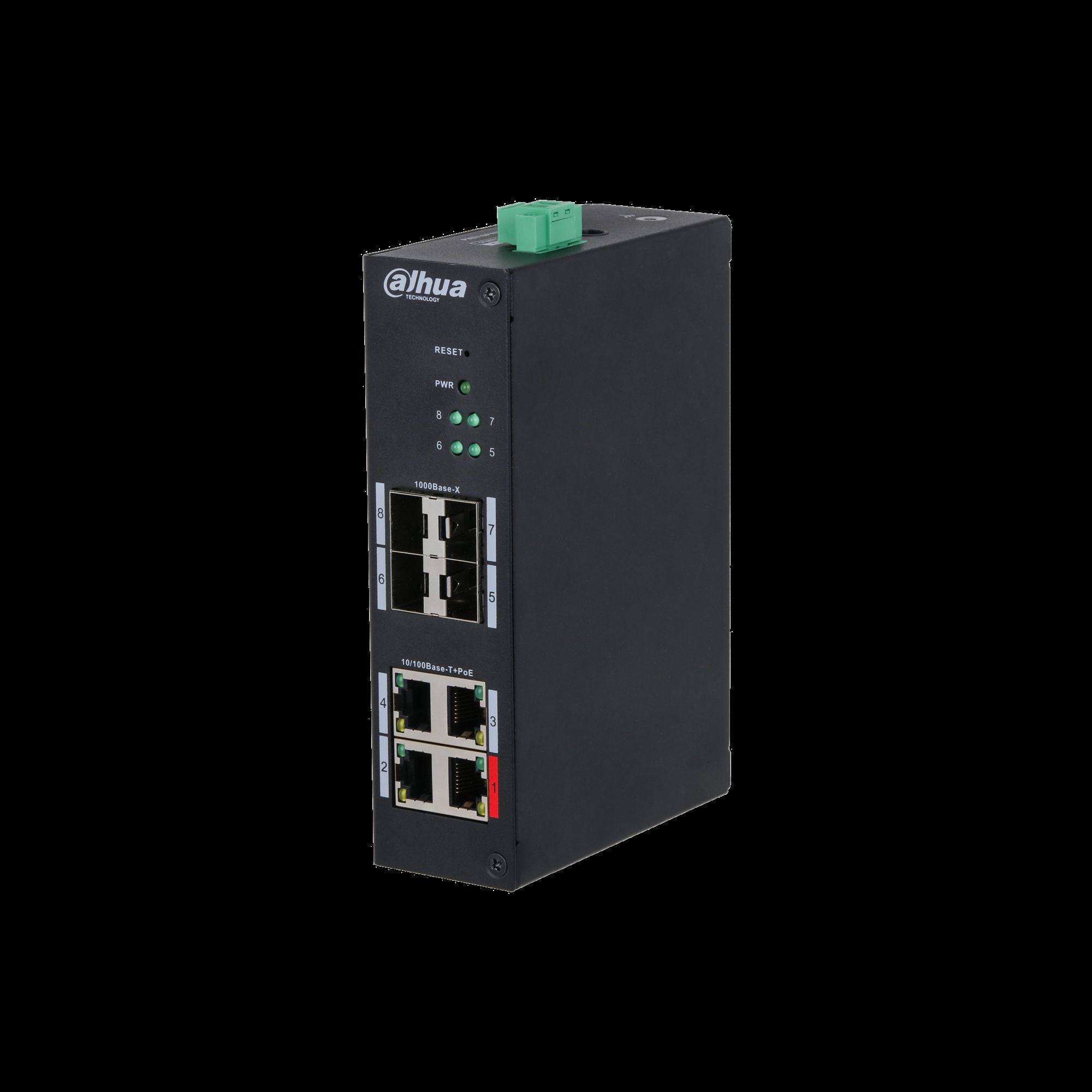 Dahua HS4408-4ET-96 8-portowy zarz¹dzany switch o wysokiej odpornoœci z 4 portami PoE