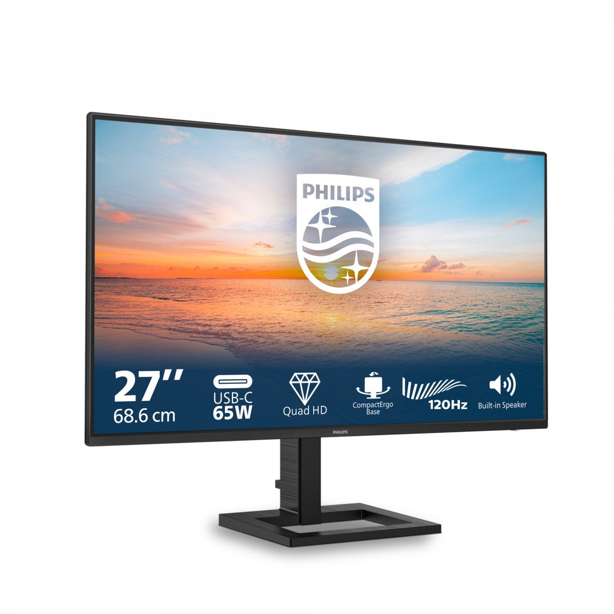 PHILIPS 27E1N1600AE/00 27p 2560x1440 IPS 100Hz HDMI DP USB-C