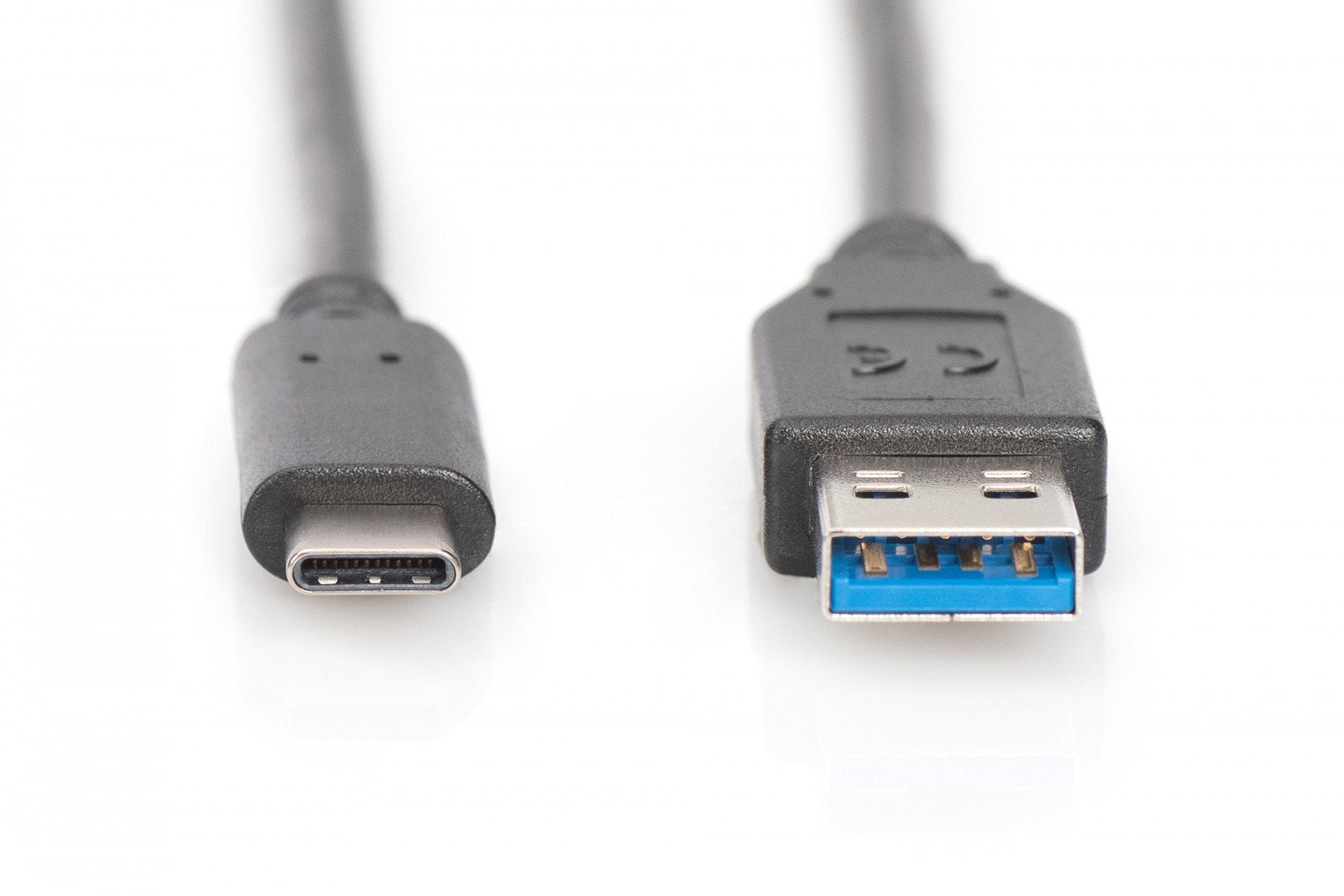 Digitus AK-300136-010-S câble USB USB 3.2 Gen 1 (3.1 Gen 1) 1 m USB C USB A Noir