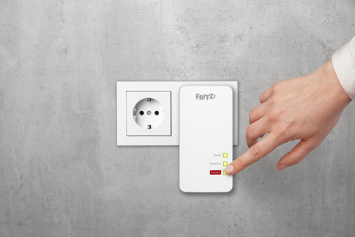 FRITZ!Powerline 1260E WLAN Set 1200 Mbit/s Ethernet/LAN Wifi Blanc
