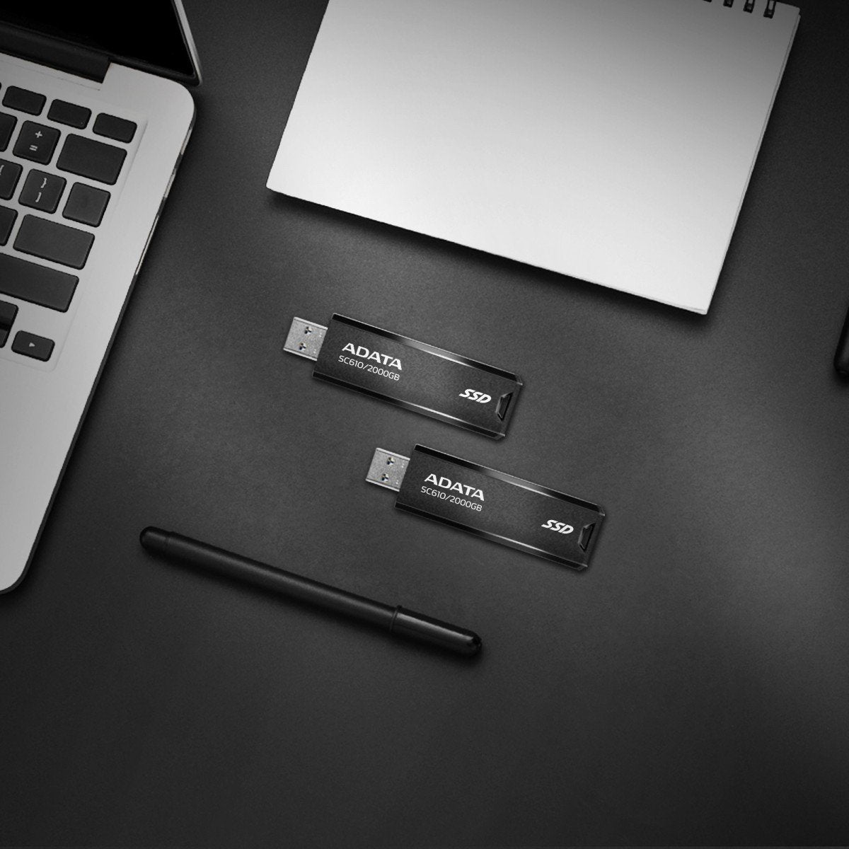 ADATA SC610 2 To USB Type-A 3.2 Gen 2 (3.1 Gen 2) Noir