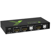 Techly IDATA KVM-HDMI2U Commutateur KVM 2x1 HDMI/USB 4K60Hz avec USB 2.0
