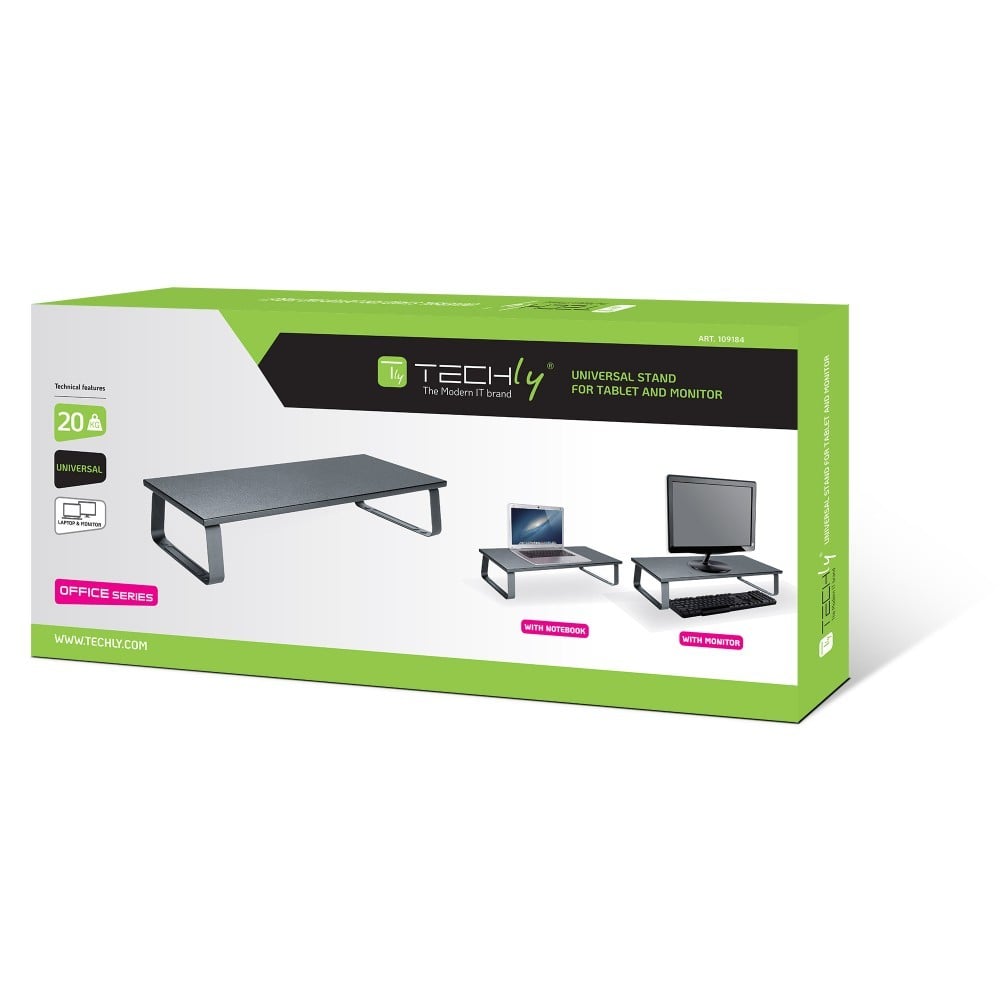 Techly ICA-MS 600TY Support de moniteur pour bureau