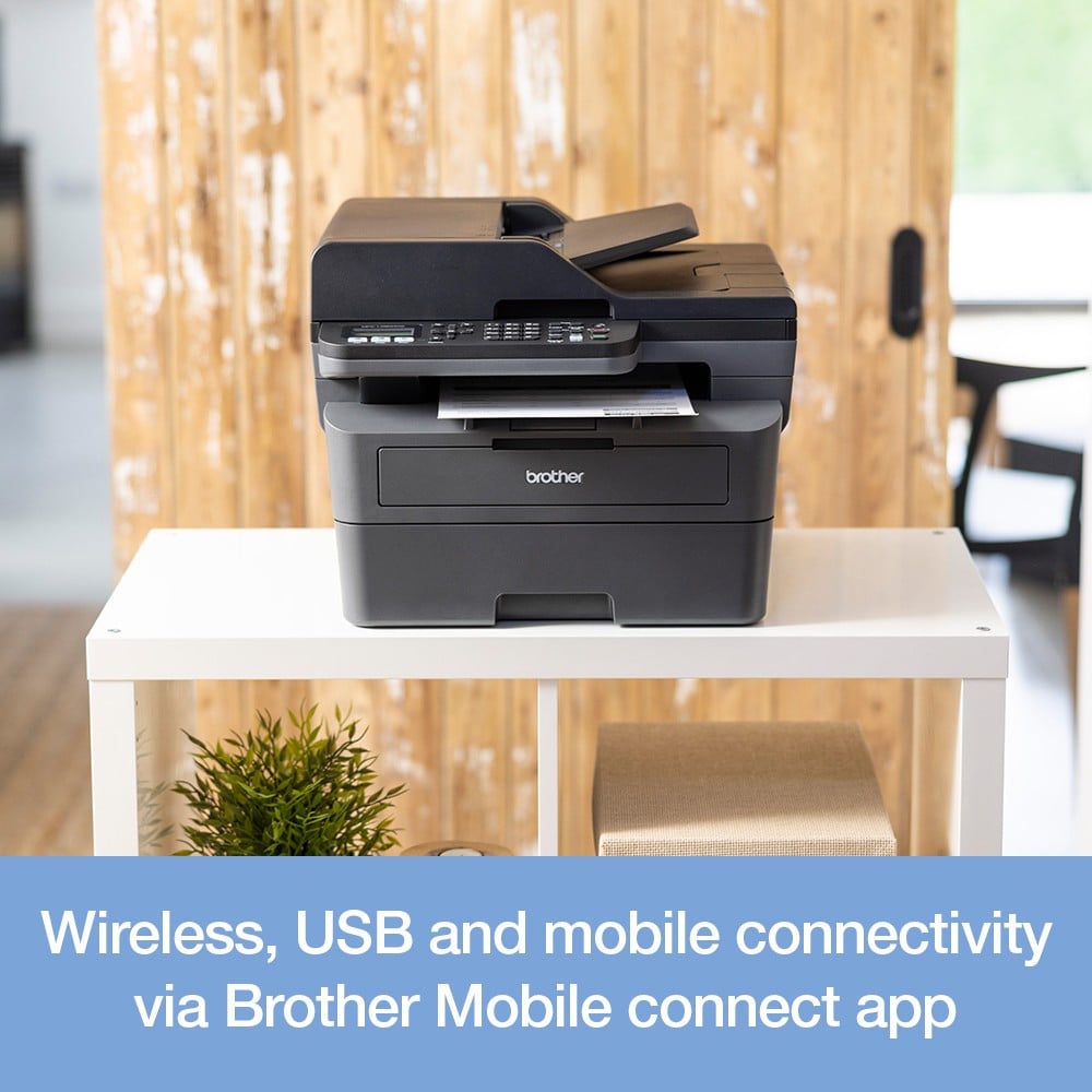 BROTHER MFC-L2800DW MFP Mono B/W laser A4 32ppm copy 32ppm print 250 sheets USB 2.0 LAN Wi-Fi