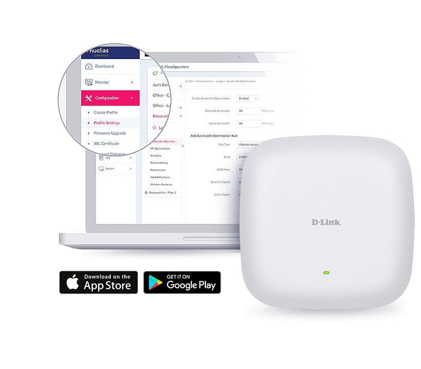 D-LINK AX3600 Wi-Fi 6 Dual-Band PoE Access Point