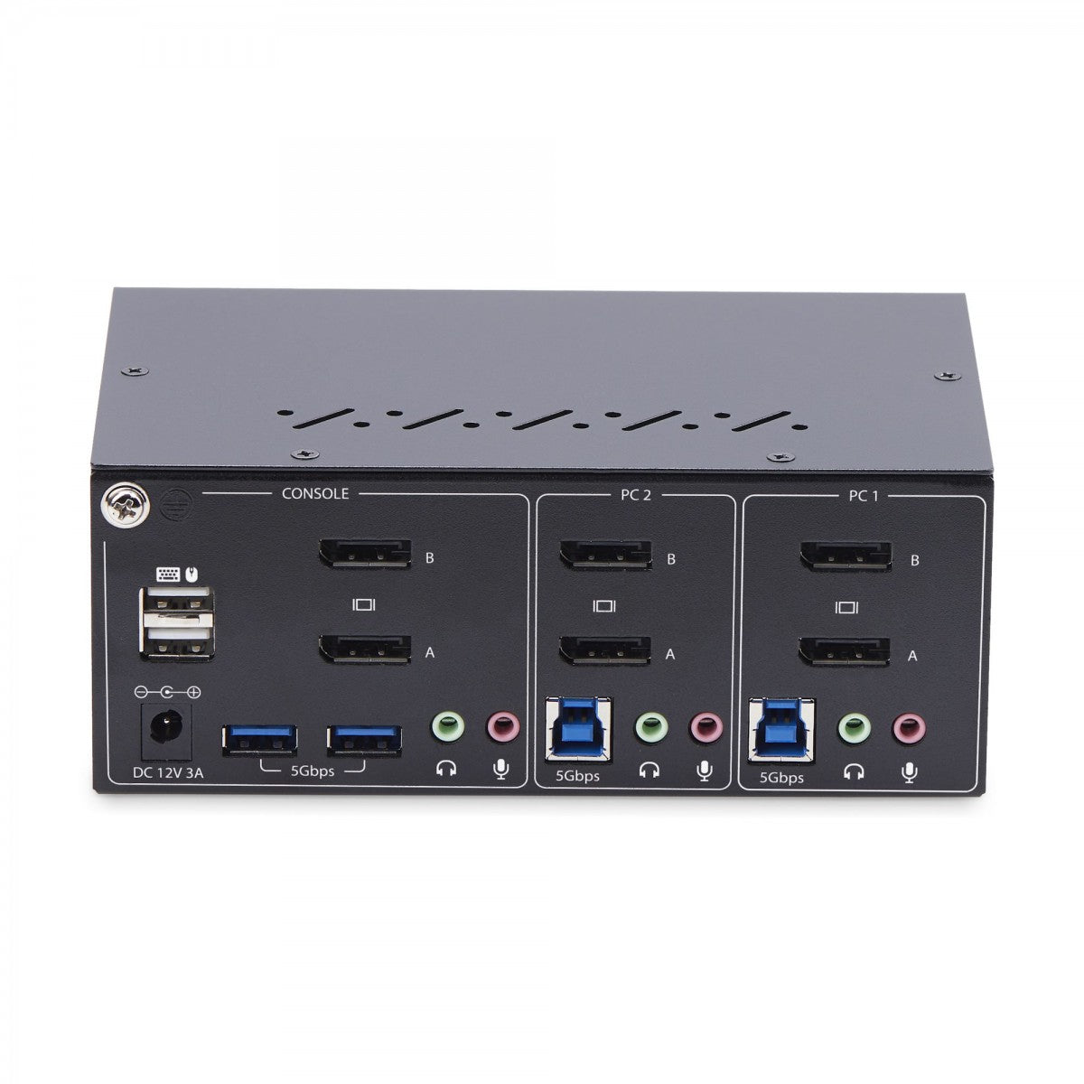 2-Port Dual-DisplayPort KVM Switch 4K