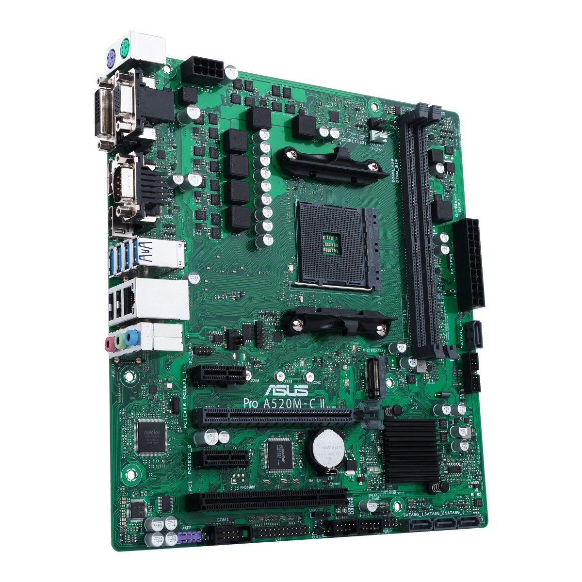 ASUS PRO A520M-C II/CSM AM4 2xDDR4 4xSATA 1xM.2 1xDsub 1xDVI 1xHDMI 1xDP MB