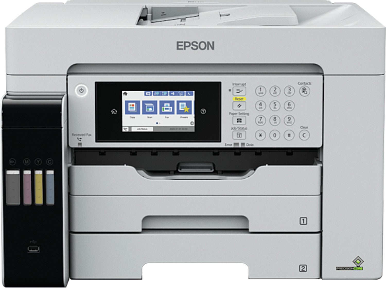 Epson EcoTank Pro M15180 - appareil tout-en-un d'impression - impression, numérisation, copie, fax 4800 x 1200 DPI A3+ DUPLEX DADF 25ppm Wi-Fi AirPrint