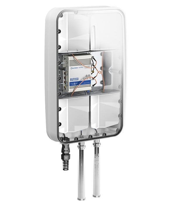 QuMax Omni for RUTX50 - 4x, Antenna 5G Band71 + Wi-Fi