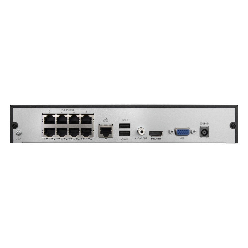 BCS BCS-P-NVR0801-4KE-8P-III Enregistreur IP 8 canaux avec PoE et sortie HDMI 4K