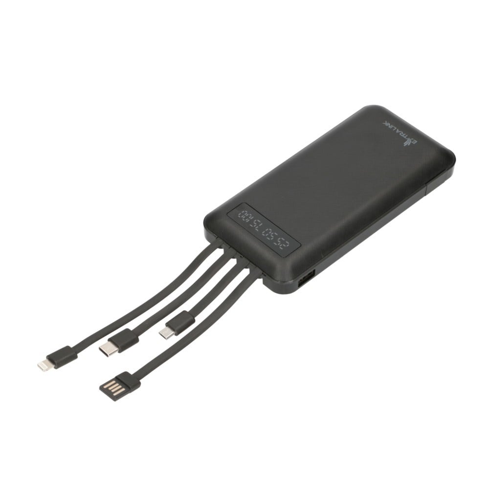 Extralink EX.19607 banque d'alimentation électrique Lithium Polymere (LiPo) 10000 mAh Noir