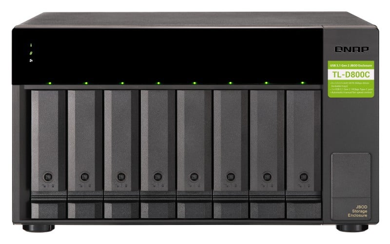 Desktop 8Bay JBOD Expansion unit USB-C