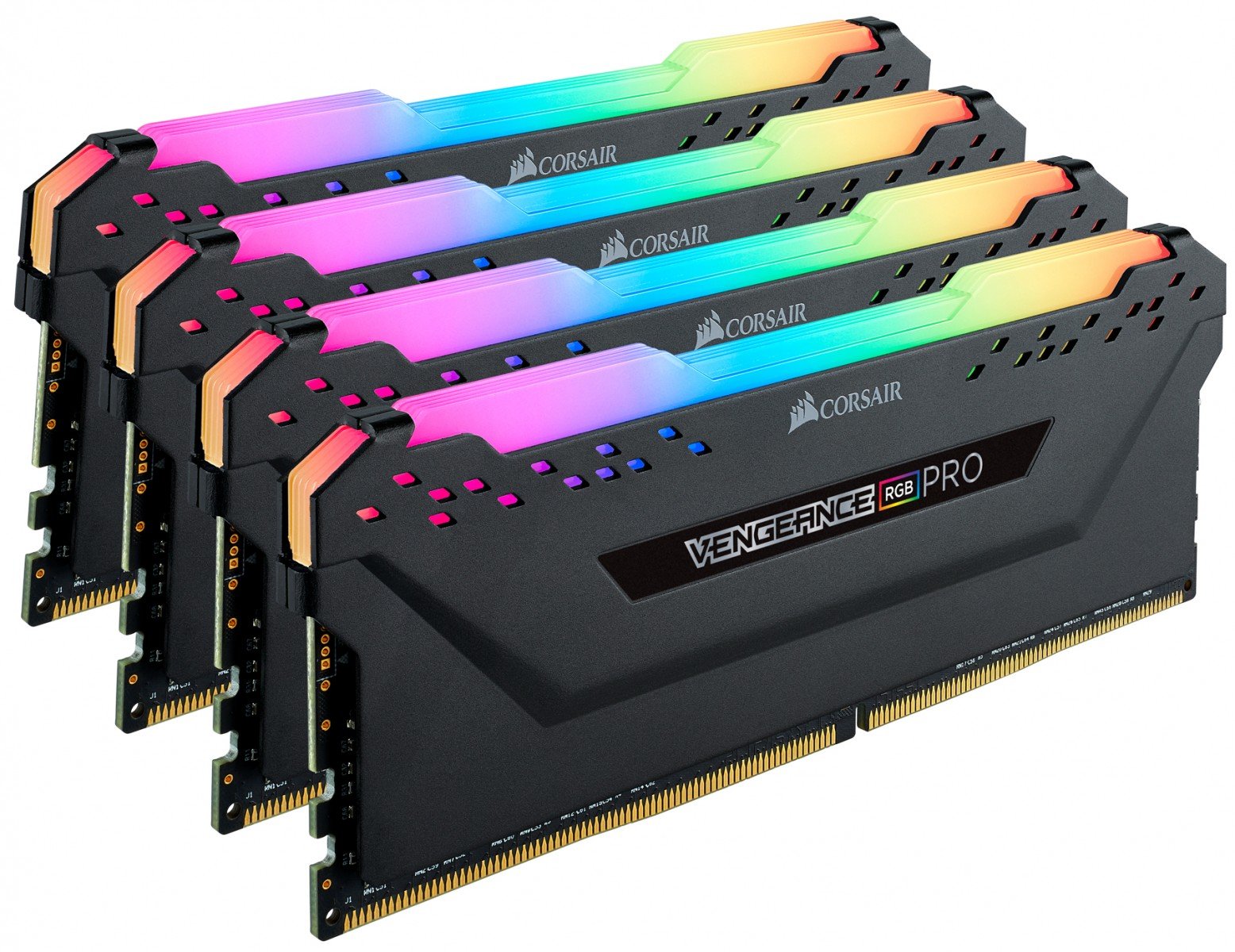 Module de mémoire Corsair Vengeance RGB Pro CMW64GX4M4E3200C16 64 Go 4 x 16 Go DDR4