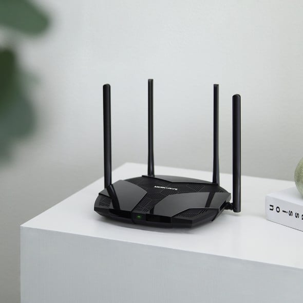 TP-LINK MERCUSYS AX3000 Dual-Band Wi-Fi 6 Router 574Mbps at 2.4GHz + 2402Mbps at 5GHz