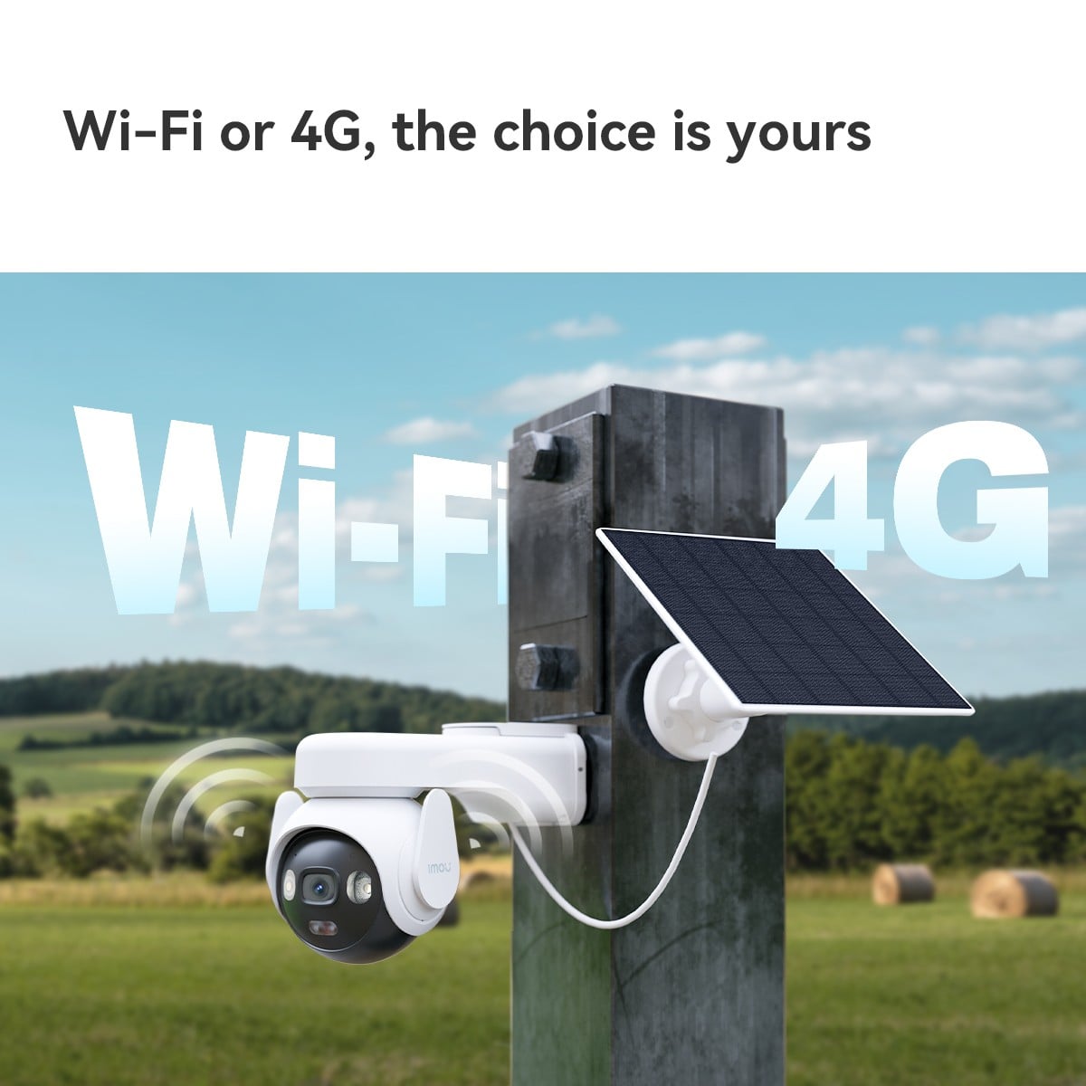 Imou IPC-B7ED-5M1TEA-EU/FSP14 AOV PT caméra IP PTZ extérieure 5 MP