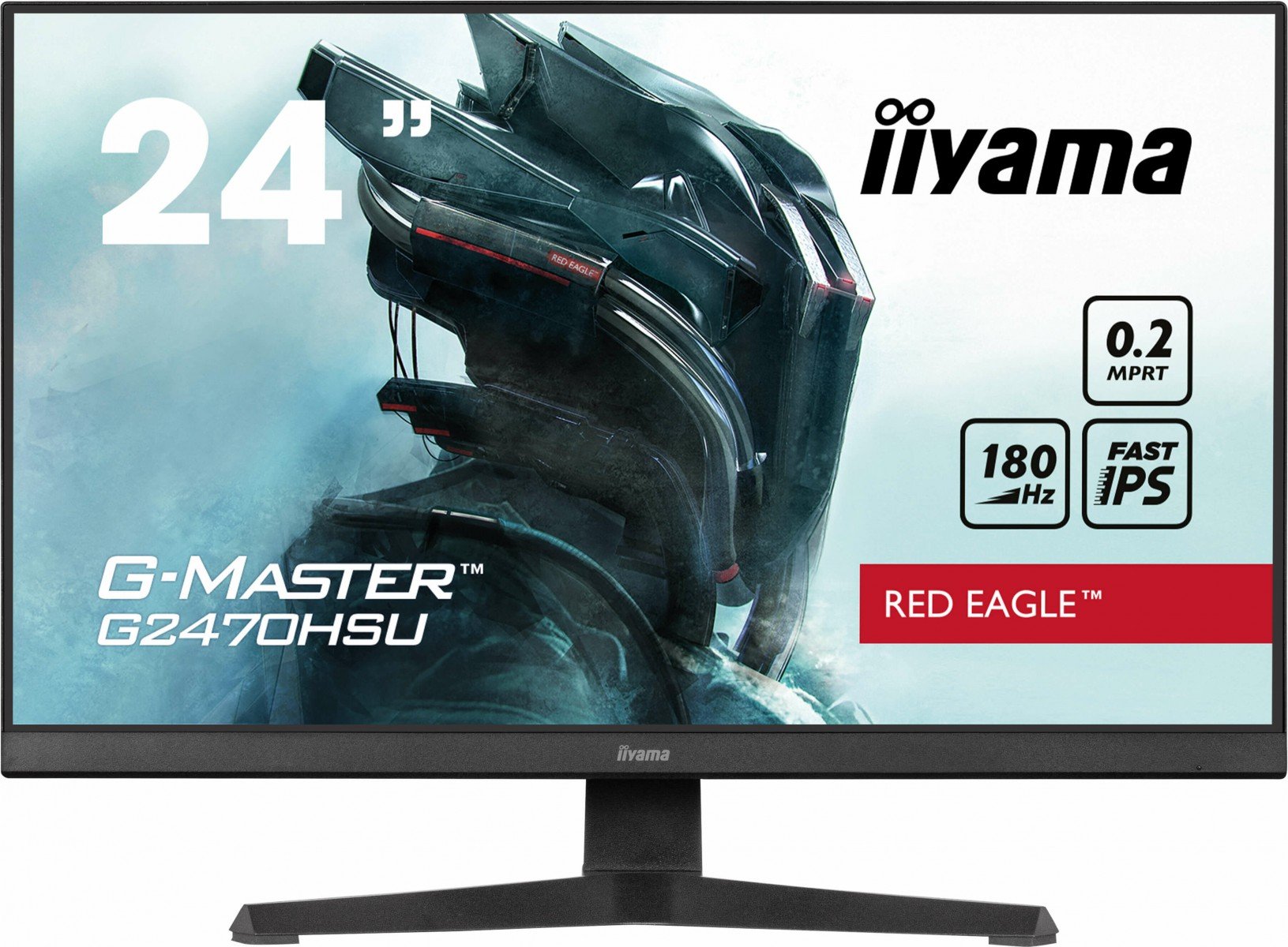 "iiyama G-MASTER G2470HSU-B6 écran plat de PC 60,5 cm (23.8"") 1920 x 1080 pixels Full HD LCD Noir"
