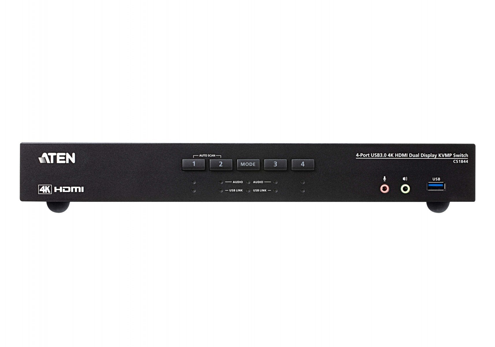 ATEN CS1844-AT-G commutateur écran, clavier et souris Noir