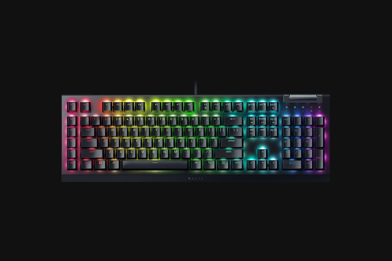 Razer RZ03-04701800-R3M1 clavier Gaming USB QWERTY Anglais américain Noir