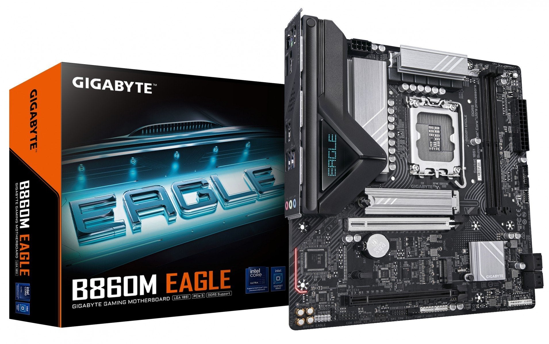 GIGABYTE B860M EAGLE carte mere Intel B860 LGA 1851 (Socket V1) micro ATX
