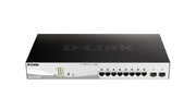 D-Link DGS-1210-10MP commutateur réseau Géré L2/L3 Gigabit Ethernet (10/100/1000) Connexion Ethernet, supportant l'alimentation via ce port (PoE) Noir