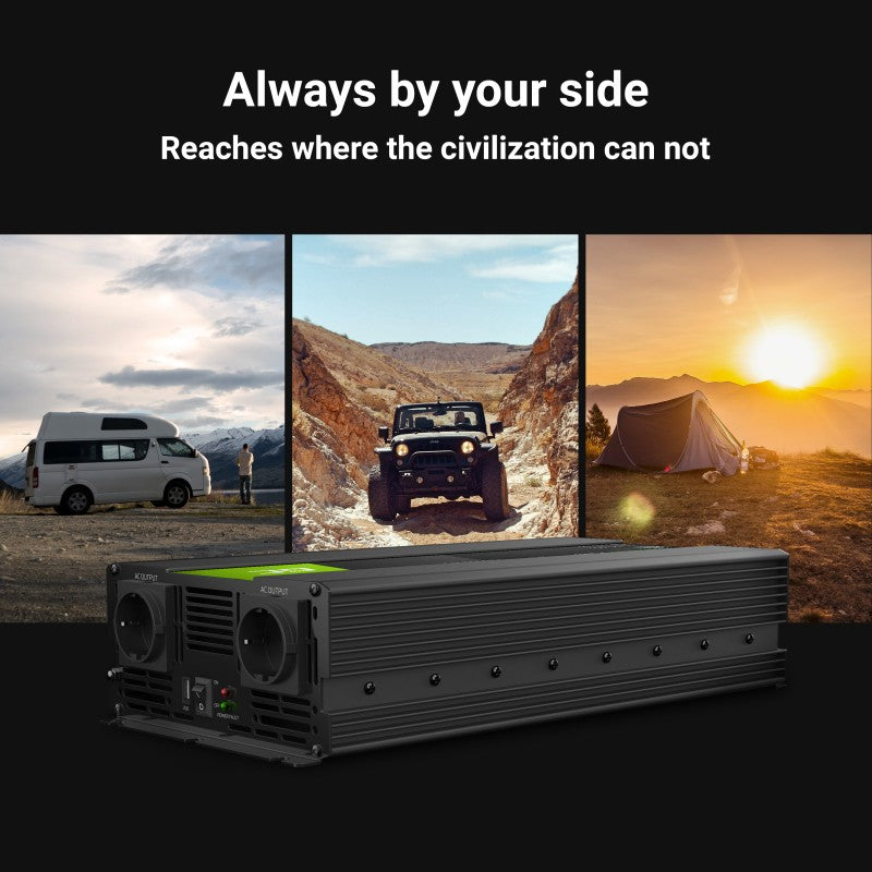 Green Cell Inverter 24V to 230V Pure sine 3000W