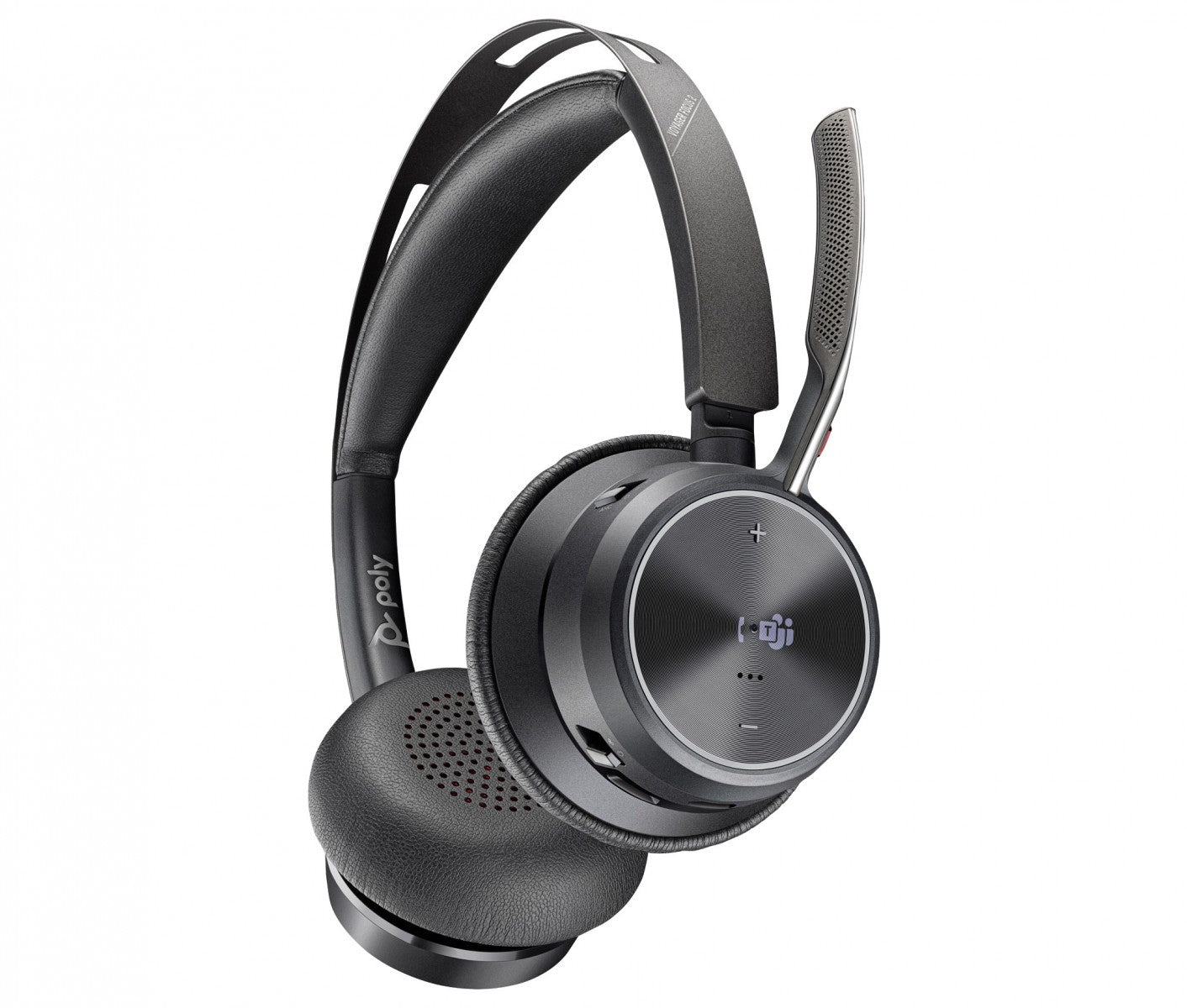 HP Poly Voyager Focus Avec fil &sans fil A la main Car/Home office Bluetooth Noir