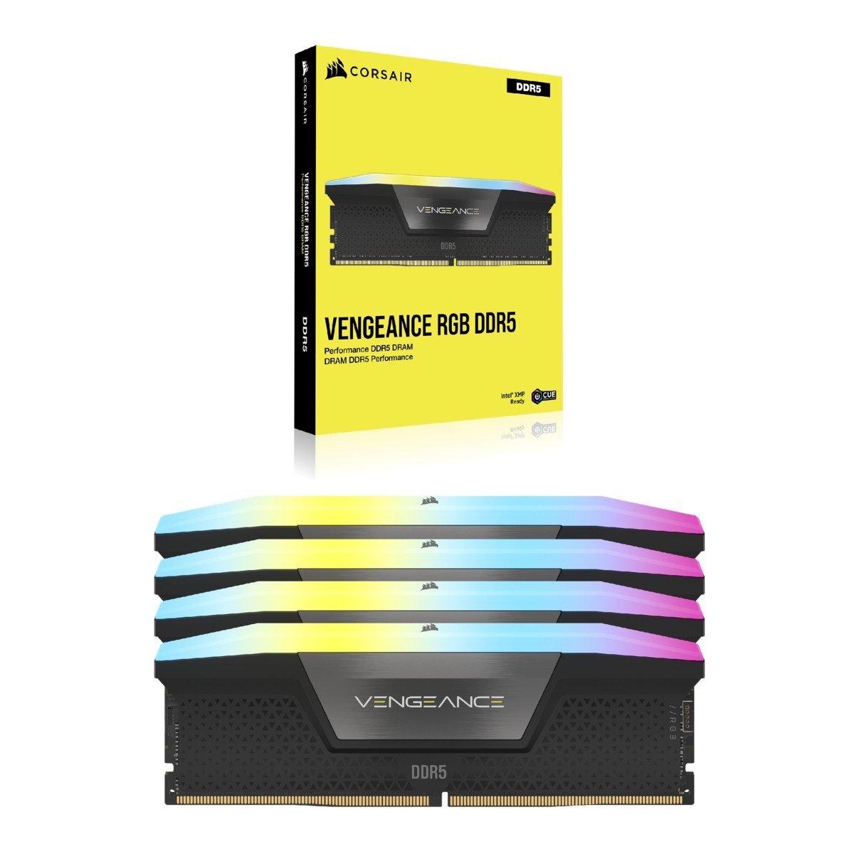 Module de mémoire Corsair Vengeance RGB CMH192GX5M4B5200C38 192 Go 4 x 48 Go DDR5