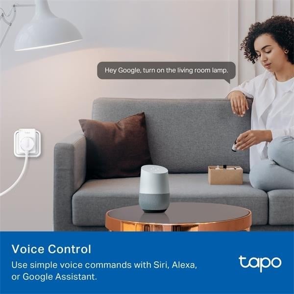 TP-Link TAPO P100M Prise intelligente 2300 W Maison, Bureau Blanc