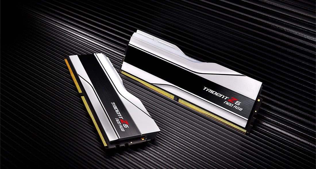 G.Skill Trident Z5 Neo RGB F5-8000J3848H16GX2-TZ5NRW module de mémoire 32 Go 2 x 16 Go DDR5 4800 MT/s