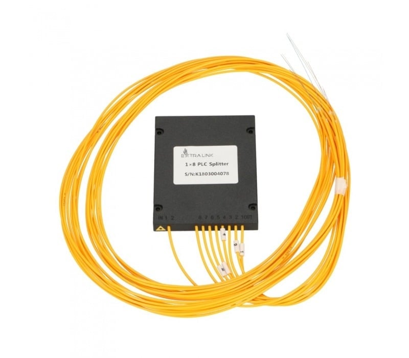 Extralink 1:8 PLC SC/APC | Séparateur | 2,0mm, 1,5m, G657A, module ABS, sans connecteurs