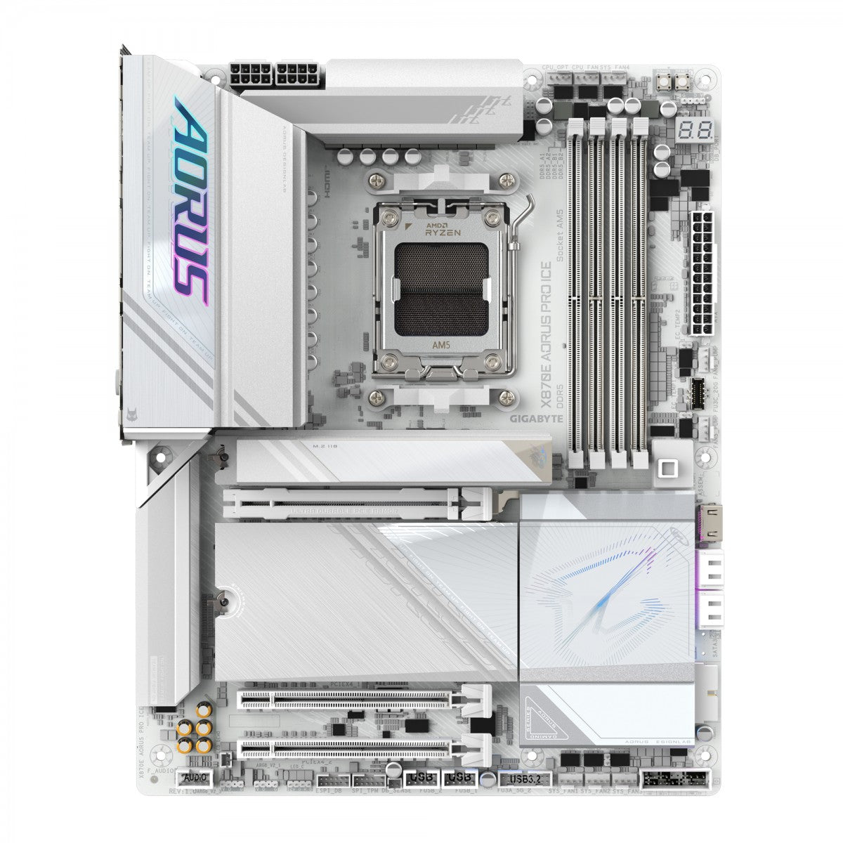 GIGABYTE X870E AORUS PRO ICE carte mere AMD X870E Emplacement AM5 ATX