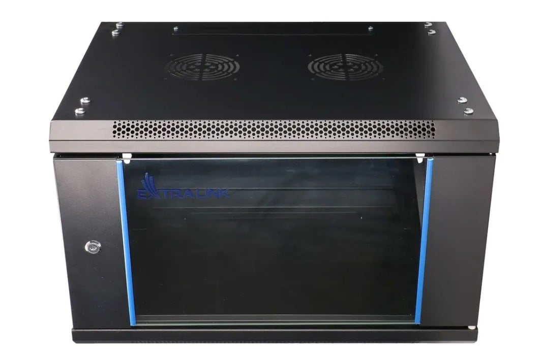 Extralink EX.7225 étagere 6U Rack monté sur le mur Noir