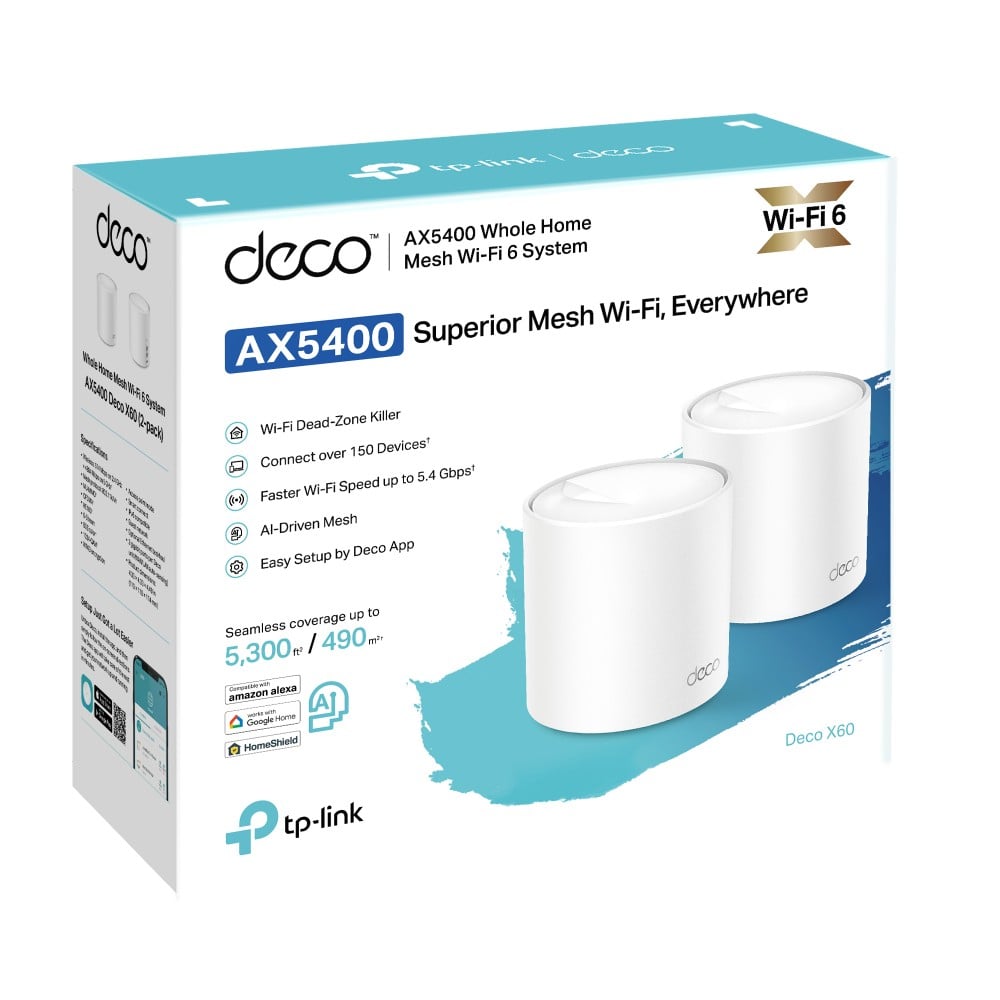 AX3000 Whole Home Mesh Wi-Fi 6 System