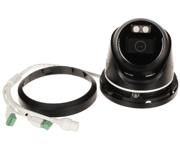 Hikvision DS-2CD2347G3-LIS2UY/SL(2.8mm)/BLACK 4MP Smart Hybrid Light Fixed Turret Network Camera 2.8mm