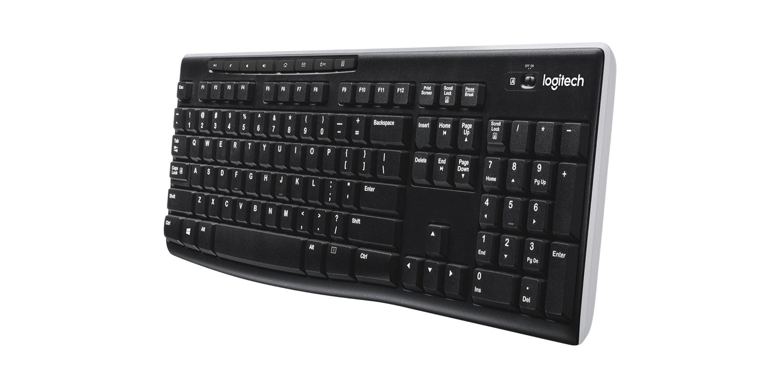 LOGITECH Wireless Keyboard K270 Keyboard wireless 2.4 GHz (UK)