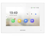 Hikvision DS-KH6320-WTE1-W Station intérieure basée sur IP de la série KH6