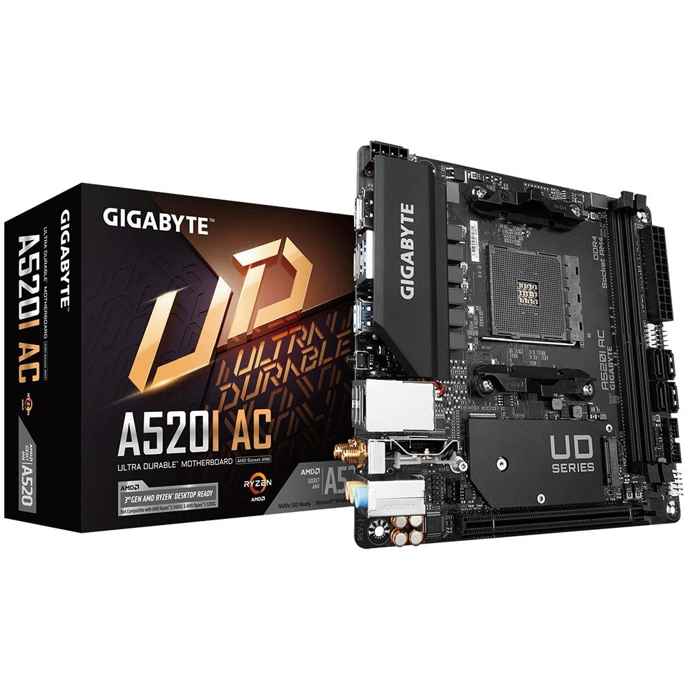 GIGABYTE A520I AC carte mere AMD A520 Emplacement AM4 mini ITX